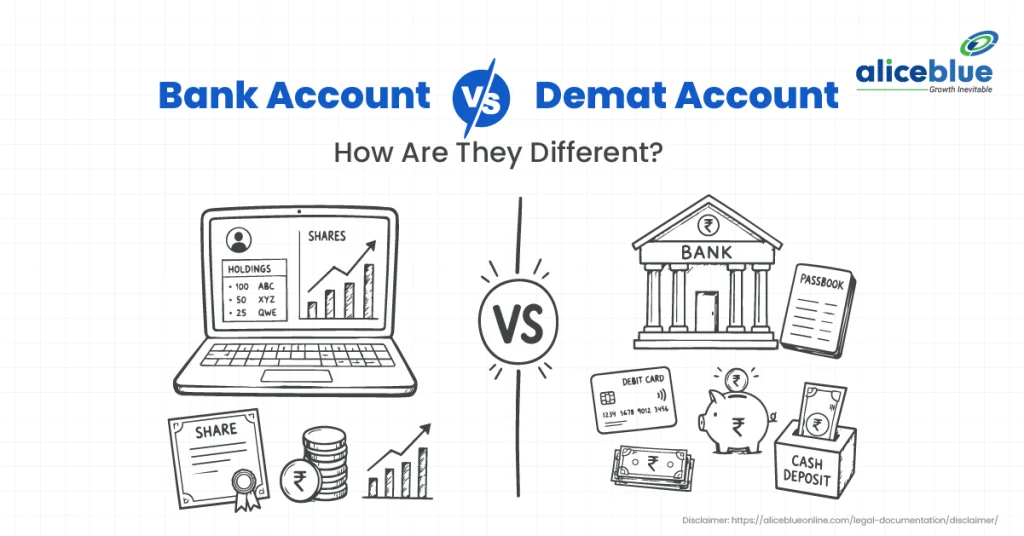 Demat Account vs Bank Account (2026): Key Differences, How They Work & Which You Need
