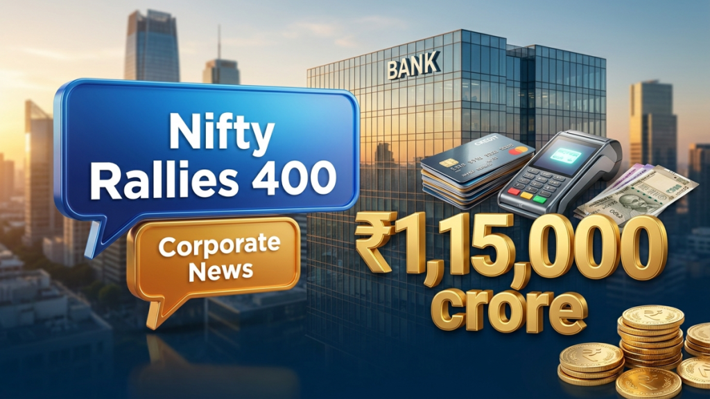 Nifty Rallies 400 Pts as Middle East Tensions Ease — Crude Falls 5%