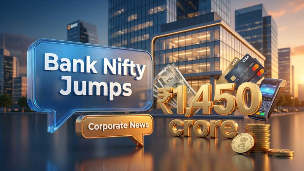 Bank Nifty Jumps 450 Pts — Bullish Bias Above 55K Level