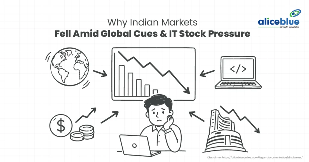 Why Indian Markets Fell Amid Global Cues and IT Stock Pressure 