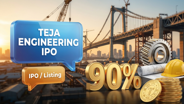 Teja Engineering IPO listing price reflected massive investor appetite for Gujarat-based O&M players after 90% gains. Order book execution remains key for the company.