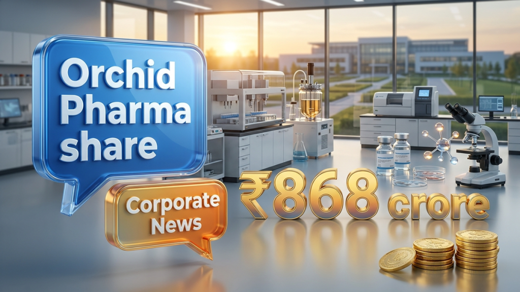 Orchid Pharma share price today jumps 9% — Russia deal boosts outlook