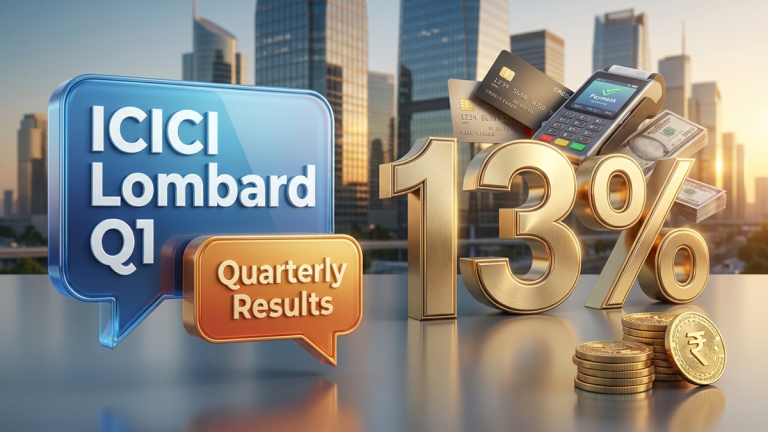 ICICI Lombard Q1 results FY27 saw a 13% drop as brokerages flagged rising competition and tough operating conditions. Analysts now monitor margin recovery trends.