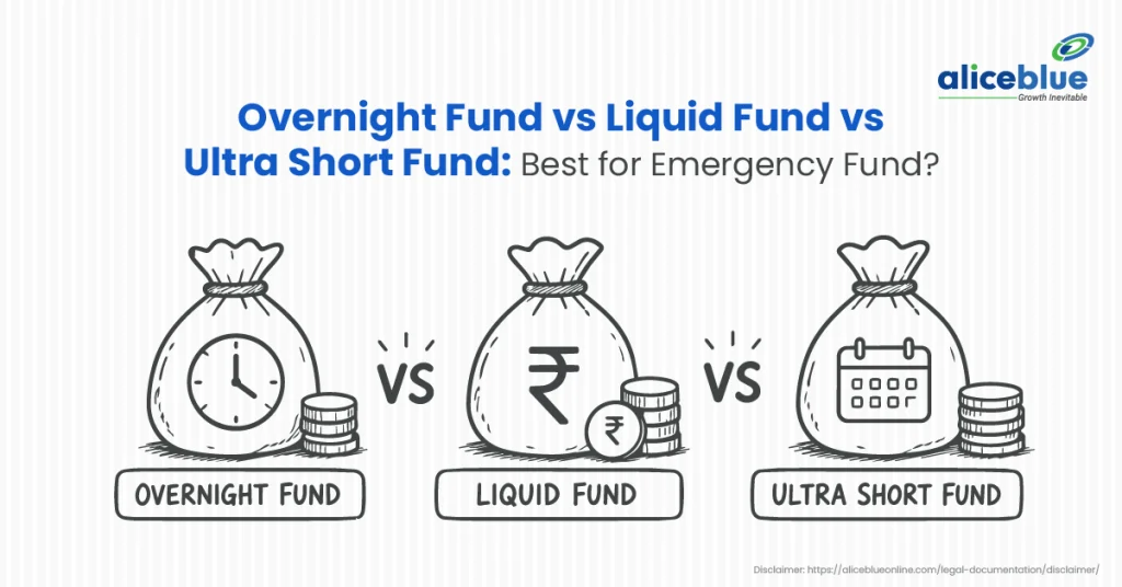 Overnight Fund vs Liquid Fund vs Ultra Short Duration Fund: Which Is Best for Your Emergency Fund? 