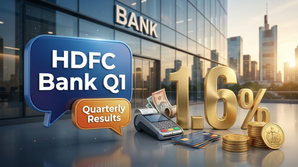 HDFC Bank Q1 Results Spark Sector Selloff — Bank Nifty Slumps 1.6%