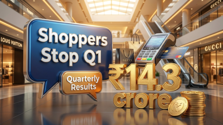 Shoppers Stop Q1 results 2027 pushed the firm's market cap to 4,145.10 crore as cost-cutting measures improved margins. Analysts eye festive season footfall.