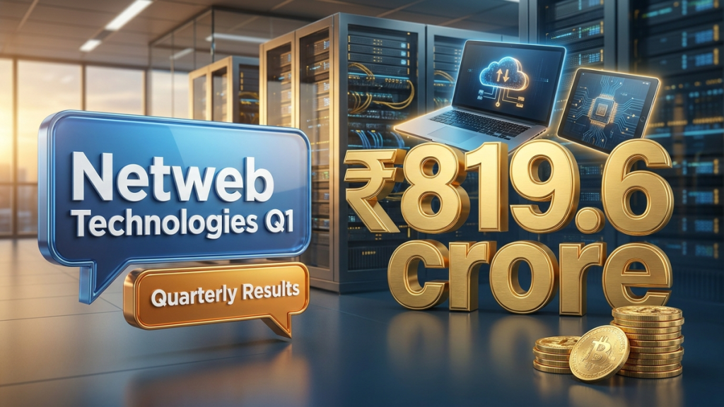 Netweb Technologies Q1 results FY27 — Revenue Soars to ₹819.6 crore