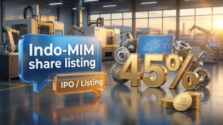 Indo-MIM share listing price topped the 38% grey market forecast following a robust 2026 exchange entry. Investors should track sustained buying momentum.