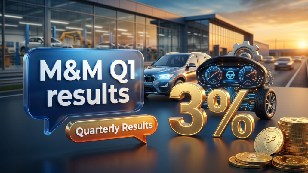 M&M Q1 results FY27: UV Gains Fuel 3% Rally as Brokerages Affirm Bullish Stance