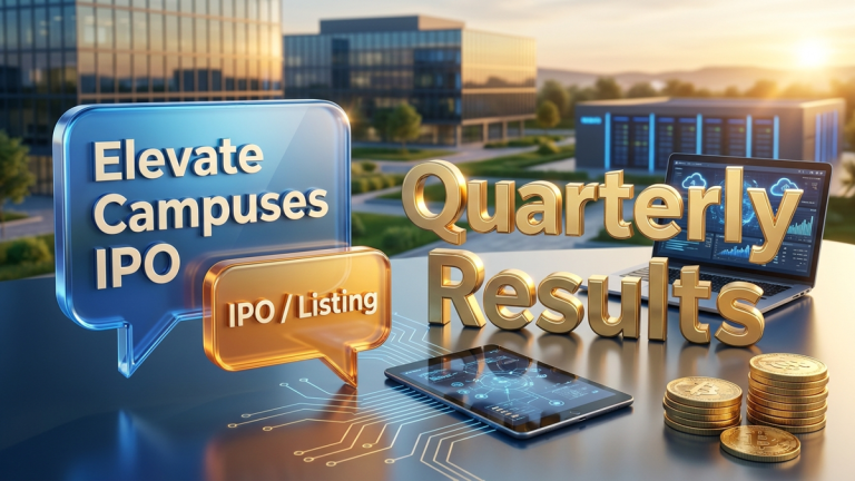 Elevate Campuses IPO details confirmed a Rs 2,550 cr public offer to institutionalize student housing assets. Monitor subscription trends throughout August.