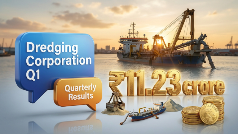 Dredging Corporation Q1 results 2026 highlighted the firm's valuation with market cap at 3,136.28 crore. Investors now monitor future order book execution and margin sustainability.