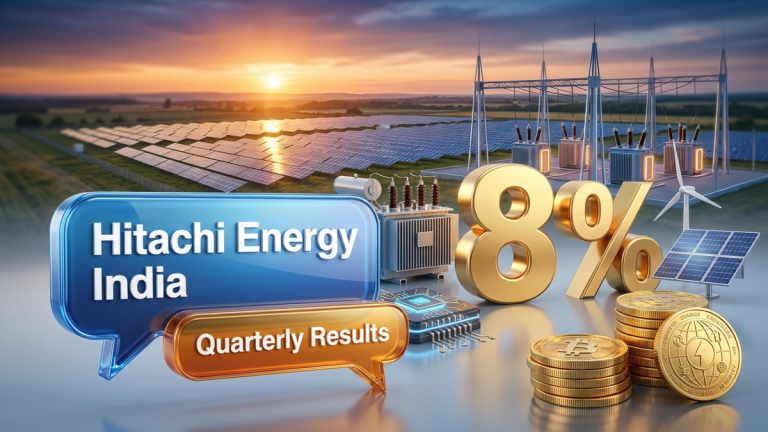 Hitachi Energy India Q1 results 2026 confirmed high order velocity as transmission outlays and data centre needs grew. An 8% equity surge signals a green shift.