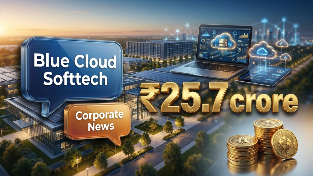 Blue Cloud Softtech share price today Jumps on Massive $150 million Order