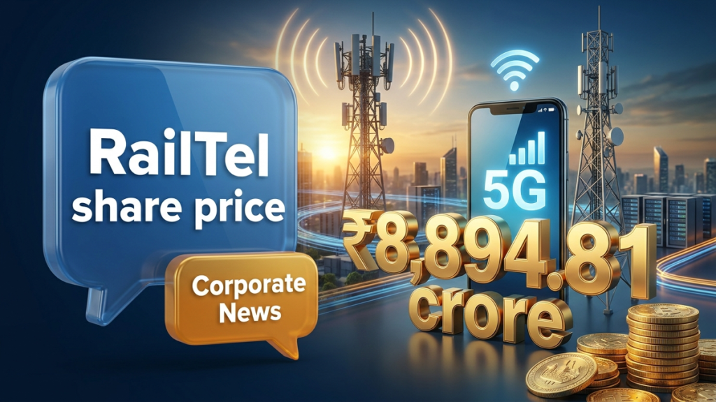 RailTel share price today Surges 6% — EPFO Deal Strengthens Order Book