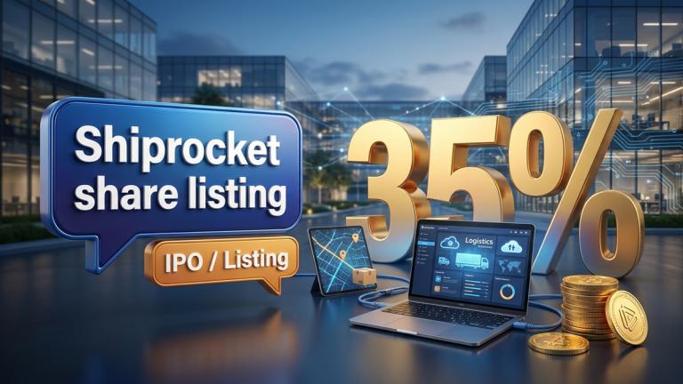 Shiprocket share listing price gains validated logistics tech sector valuation as the stock debuted at a 35% premium. Monitor the long-term scale-up potential in FY26.