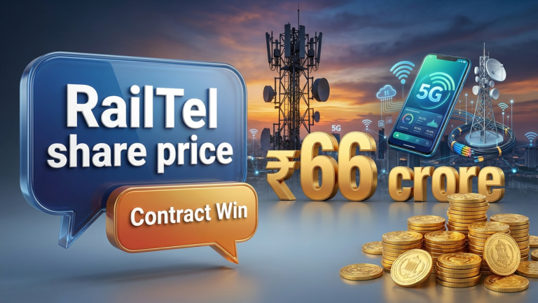 RailTel share price news today shows a 20.1% revenue jump in the June quarter as net profit stayed flat at ₹66 crore. Investors track margin sustainability.