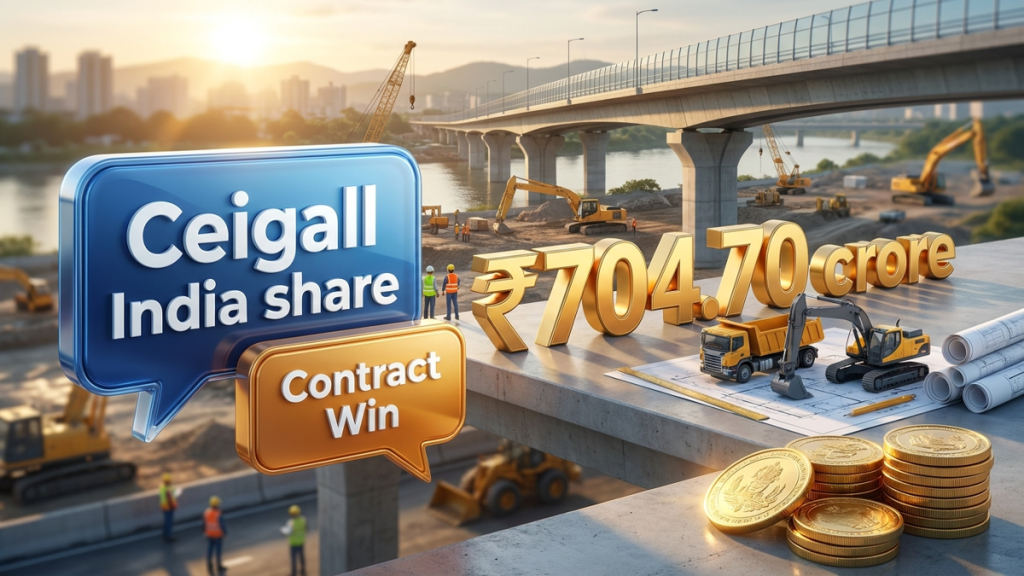 Ceigall India share price today Jumps on ₹704.70 crore Order Win