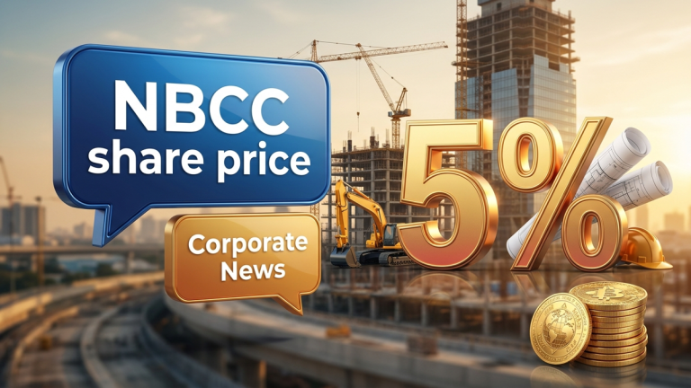 NBCC share price news today highlighted firm investor sentiment as the PSU's market cap reached 24,111.00 crore. Order book expansion remains the key monitorable for the infrastructure major.