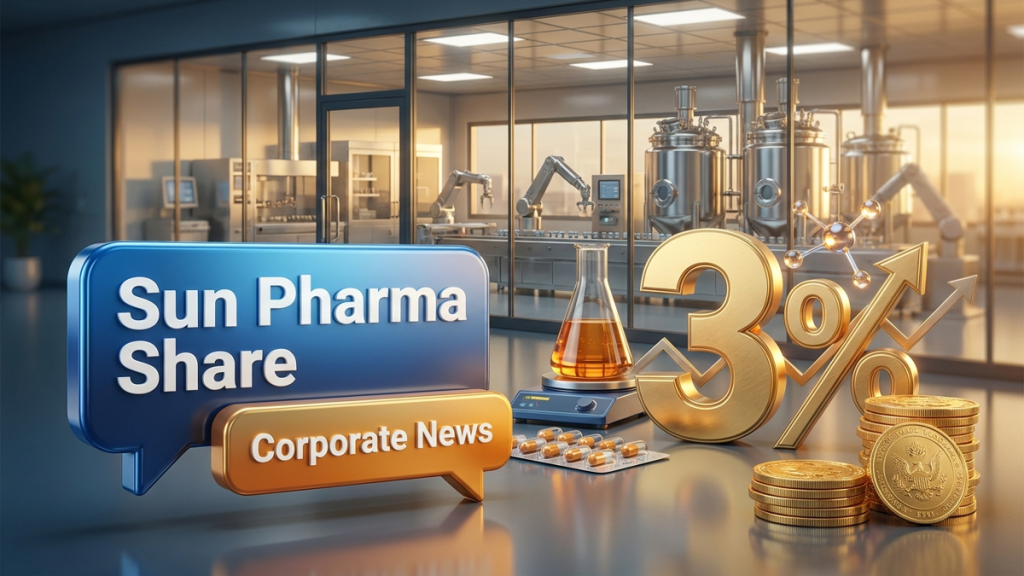 Sun Pharma Share Price Gains — US Pricing Deal Impact Muted Post 3% Dip