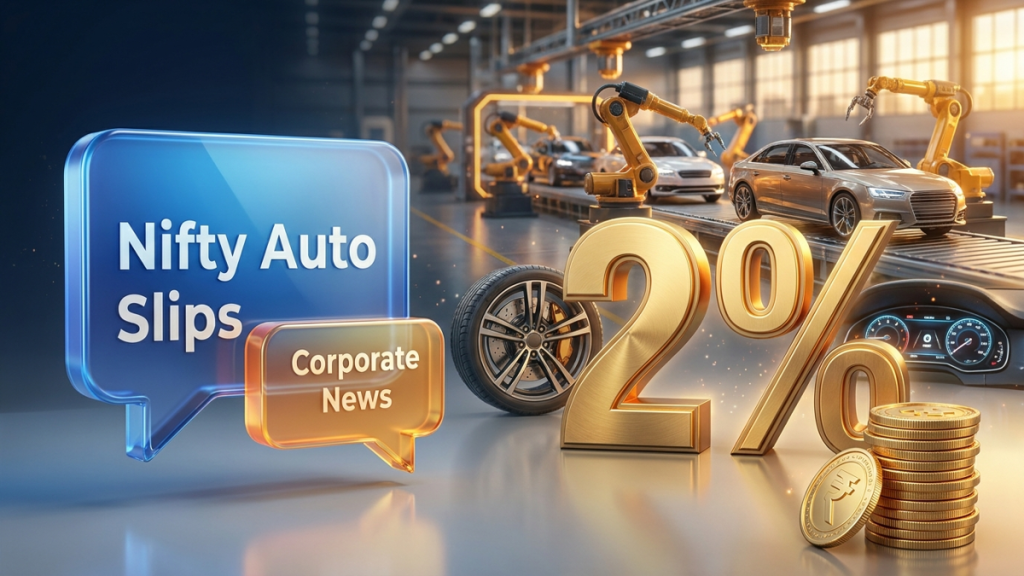 Nifty Auto Slips 2% - Profit Booking Hits Auto sales August India