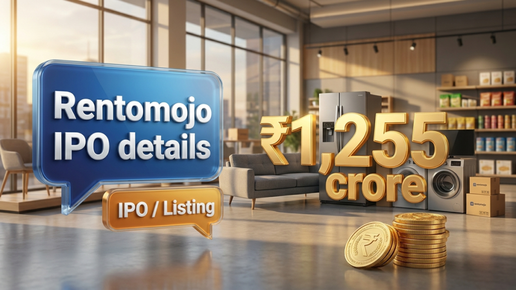 Rentomojo IPO details 2026: OFS-heavy issue targets ₹1,255 crore