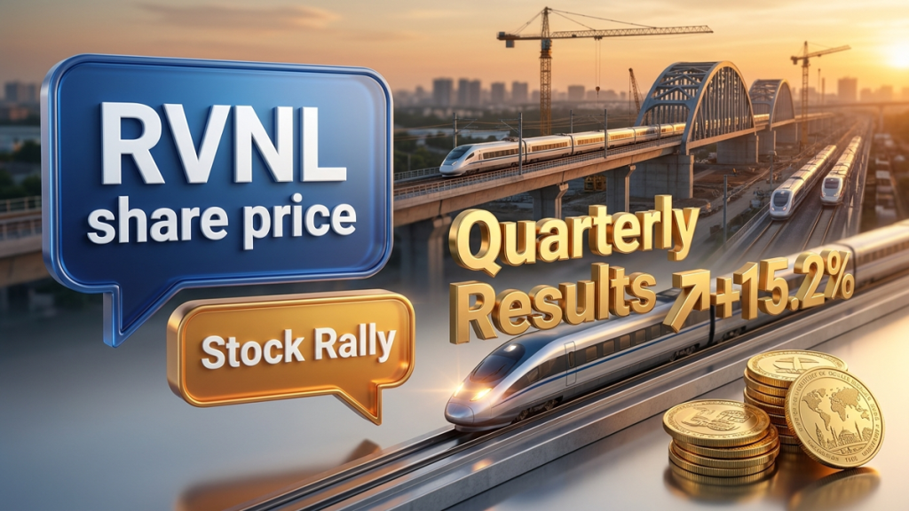 RVNL share price news today — 903 crore order win triggers stock rally