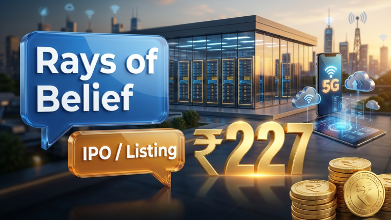 Rays of Belief IPO listing price matched the upper offer level as cautious market sentiment dampened premium hopes. Investors monitor post-listing volume.