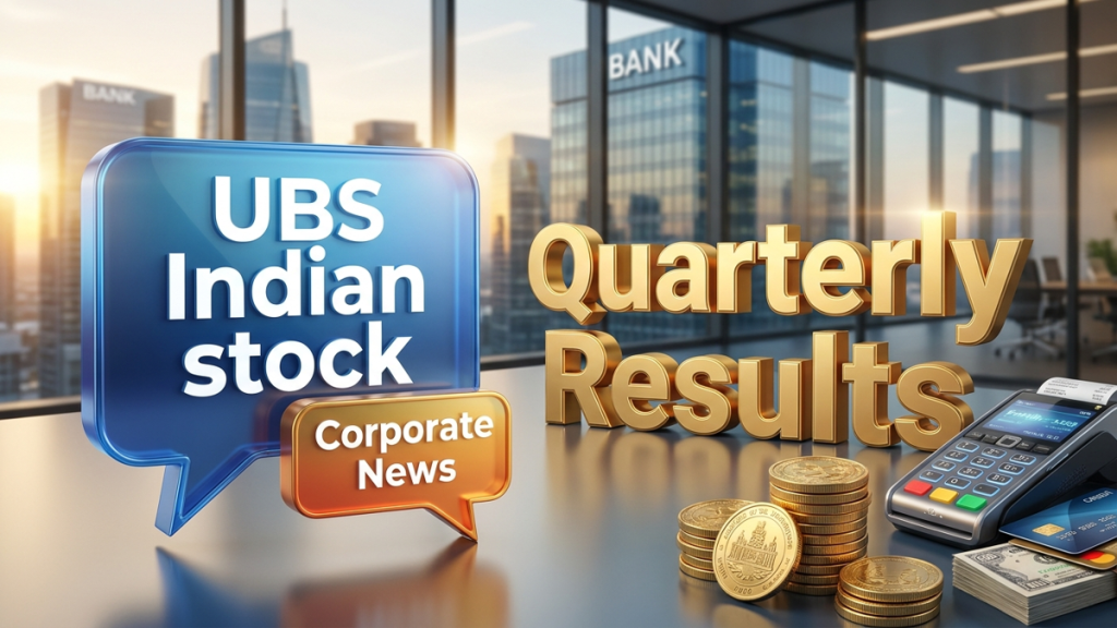 UBS Indian stock market outlook — AI boom sparks earnings rally