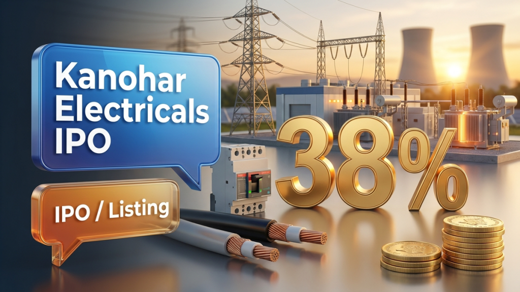 Kanohar Electricals IPO Allotment Status — GMP Eyes 38% Listing Gains