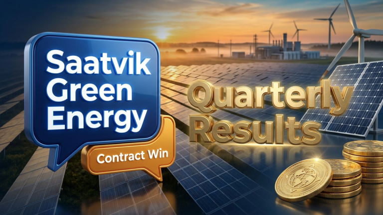 Saatvik Green Energy order win 2026 expanded the operational scale as the market cap reached 4,952.65 crore. Track execution for future valuation gains.