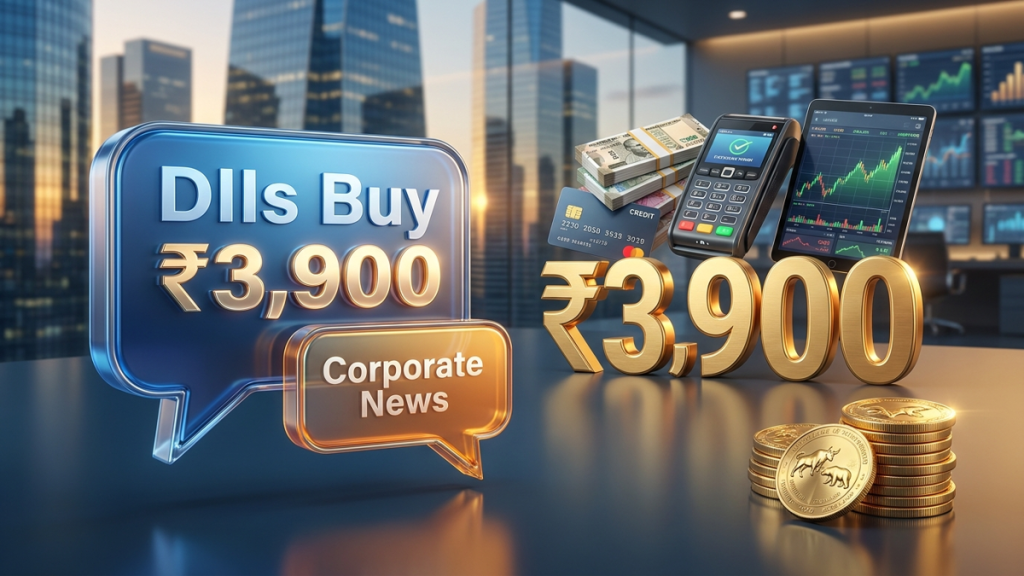 DIIs Buy ₹3,900 crore to Stem Outflows — FII DII data today September 2026