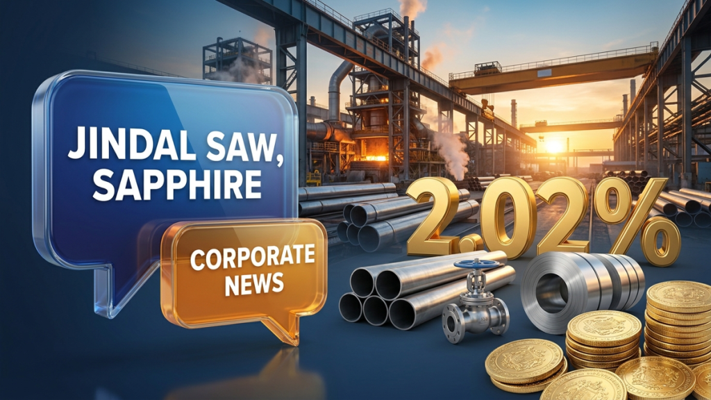 Jindal Saw और Sapphire Foods पर आधारित Stock trading ideas September 18 2026
