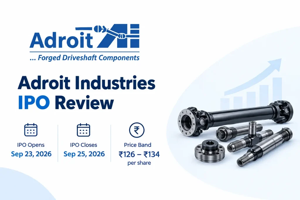 Adroit Industries IPO review with price band and dates