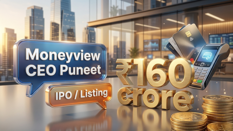 Moneyview CEO Puneet Agarwal incentive of ₹160 crore cut FY26 net by 30% as the firm nears its public listing. Investors track governance norms before the debut.
