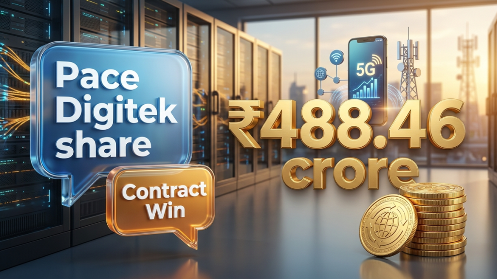 Pace Digitek share price order win ignites 10% upper circuit rally