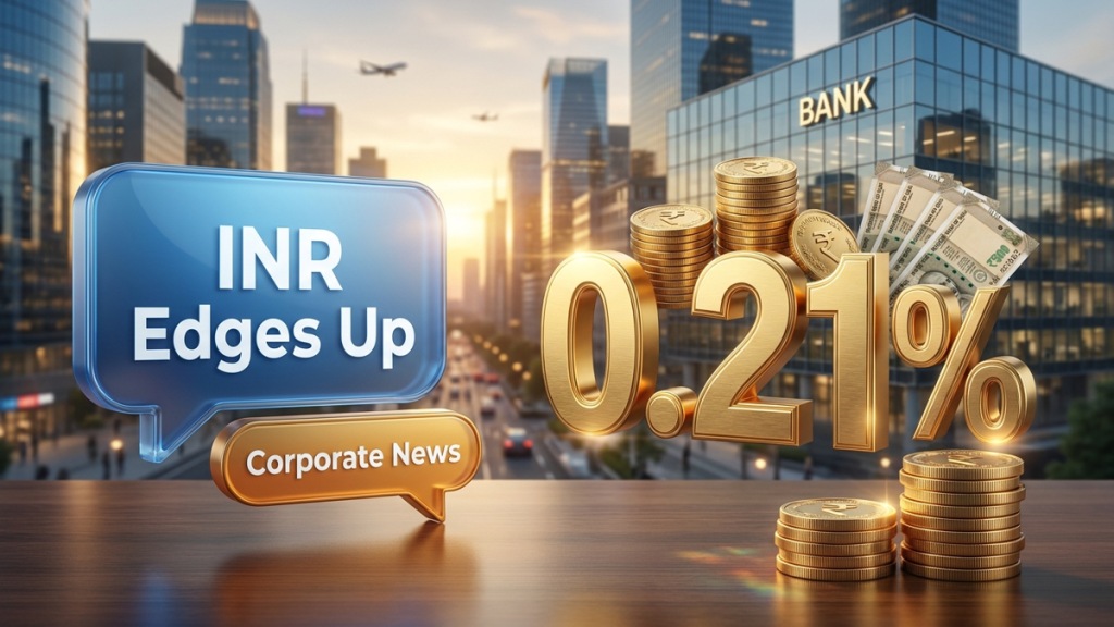 INR Edges Up as Crude Prices Ease - Indian Rupee vs Dollar today