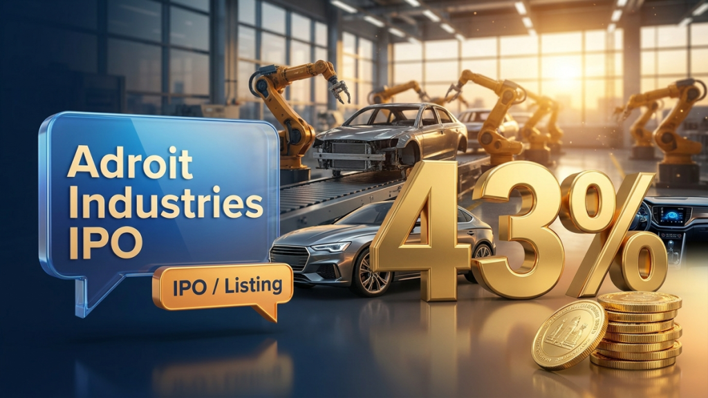 Adroit Industries IPO Allotment Status — 43% GMP Signals Strong Debut