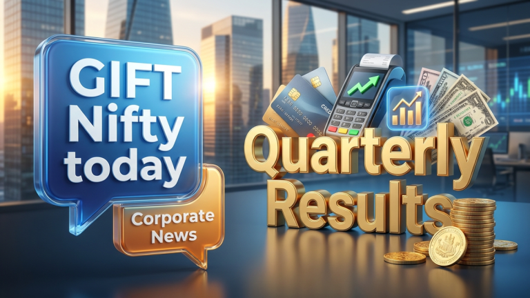 GIFT Nifty today live signals a cautious open as domestic indices paused after the sharp drop on $106 crude. FII selling and elevated yields drive swings.