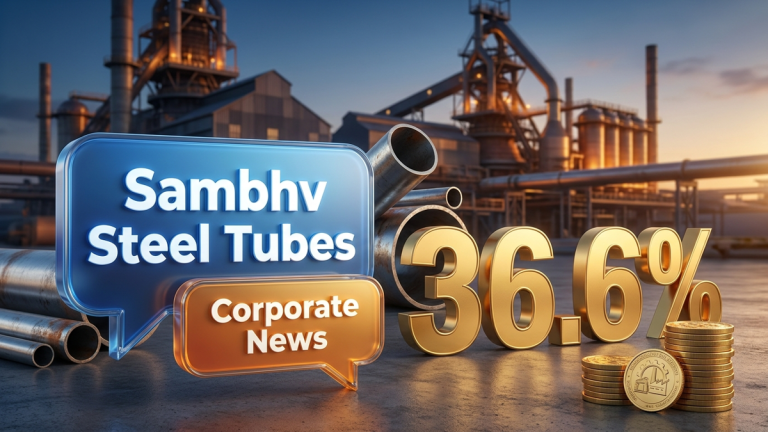 Sambhv Steel Tubes share price target 2026 was set as analysts highlighted the company's strong growth prospects. Monitor the projected upside move and institutional coverage details.