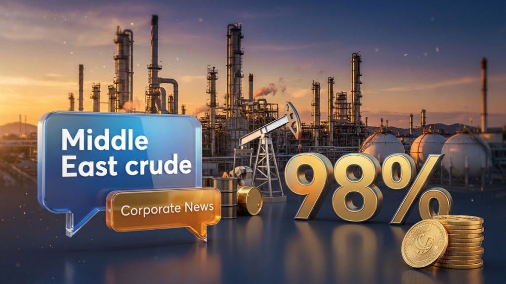 Middle East crude oil supply 2026: कच्चे तेल का प्रवाह 98% तक पहुंचा - आपूर्ति जोखिम हुए कम