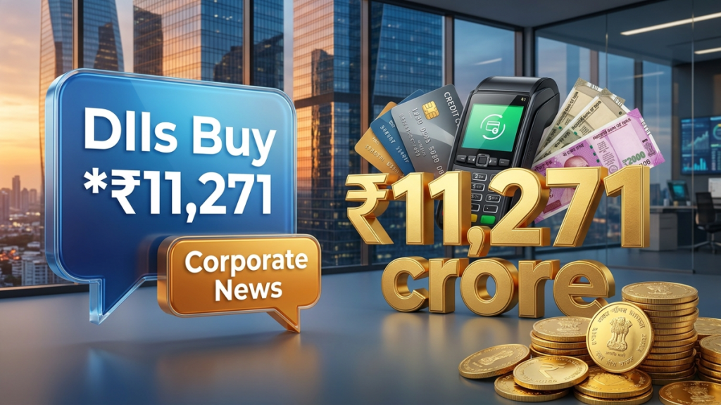 DIIs Buy ₹11,271 crore - FII DII data today October 2026 Update