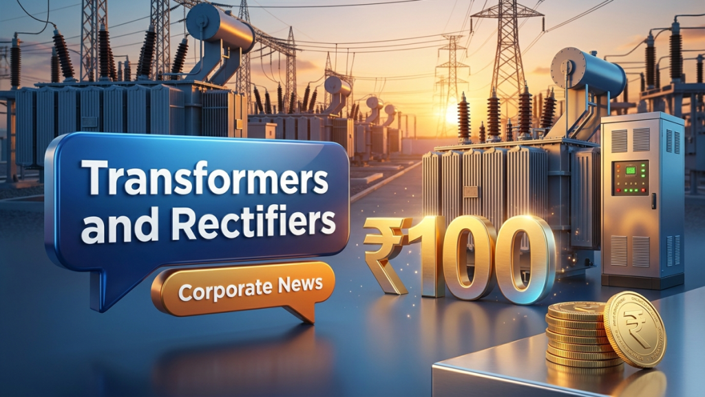 Transformers and Rectifiers share price jumps 4% - DVC order fuels book