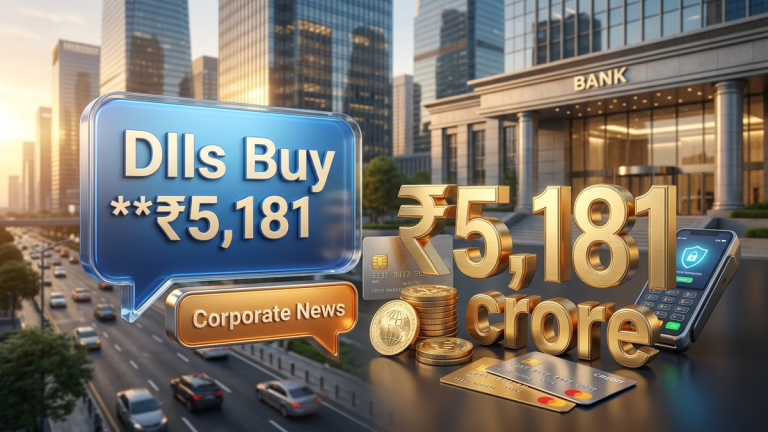 FII DII data today October 6 shows institutional flows stabilized the Nifty as FIIs sold ₹4,699 crore in equities. Strong local funds will likely provide a floor.