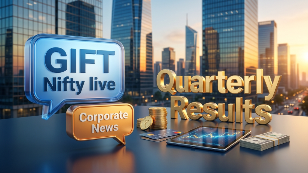 GIFT Nifty live today Slides 100 Pts on RBI Policy Caution