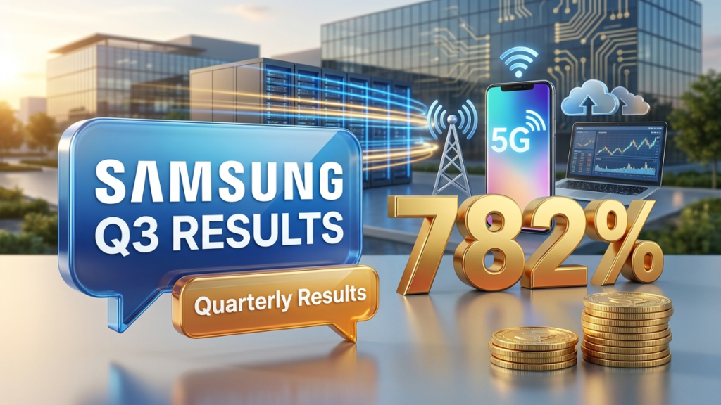 Samsung Q3 results — AI chip dominance powers 782% profit jump